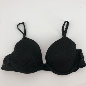 PINK Victoria’s Secret‎ Wear Everywhere T-Shirt Lightly Lined Bra 36B Black
